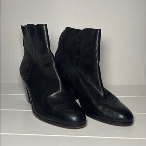 FRYE black ankle booties size 9